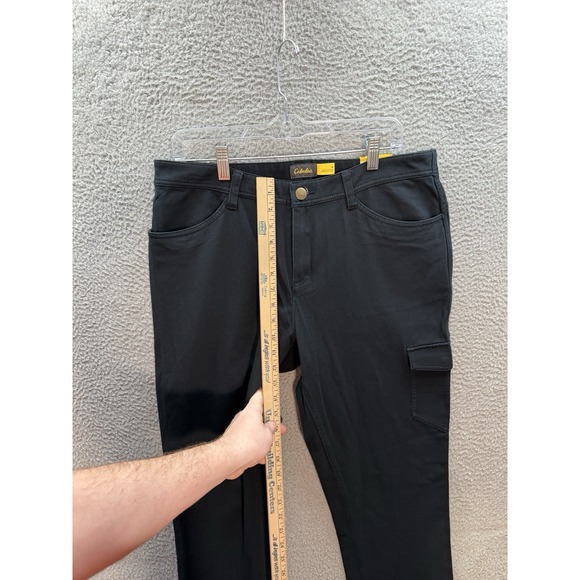 Cabelas Pants Womens 14 Black Cargo Stretch Outdoors Hiking Camping Workwear NEW - Picture 5 of 11